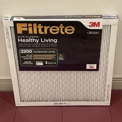 NEW!! 2-Pk. FILTRETE 2200 Filtration Level HVAC FILTERS (20" x 20" x 1") - firm price