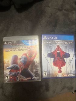 PS3 the amazing Spiderman & PS4 the amazing Spiderman 2 game bundle
