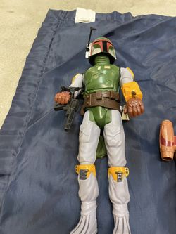 Vintage BobaFett and Darth Vader 12 inch