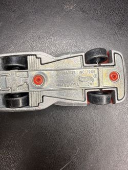 Hot Wheels Red & Silver Alien Car 1988 Mattel, Made in Malaysia