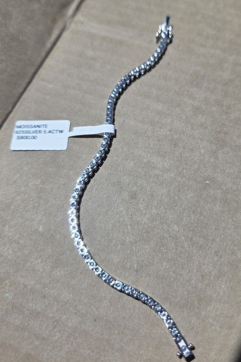 Moissanite/925 Tennis Bracelet