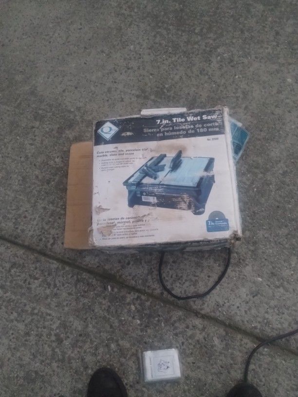 7" Tile Wet Saw
