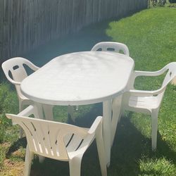Outdoor Table With 6 Chairs Showing 4 ! 