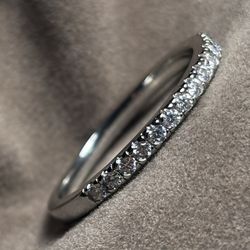 Moissanite 925 “Thick” Silver Ring