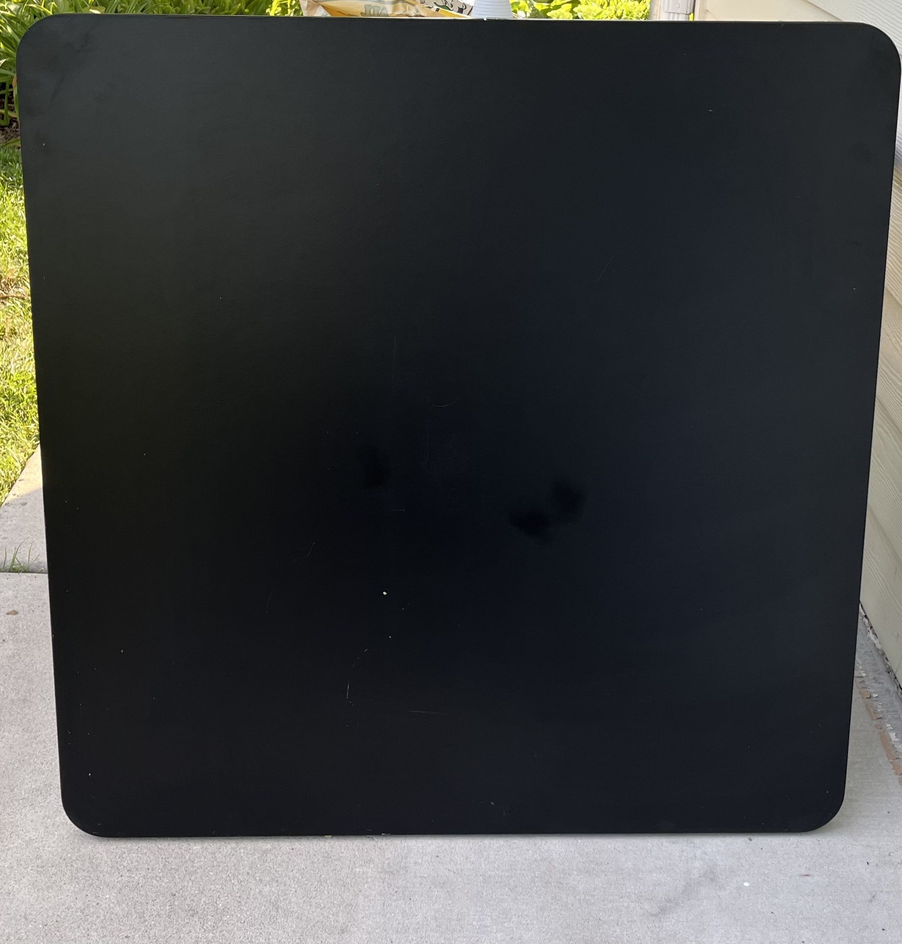 36” Square Black Laminate Restaurant Grade Table Top