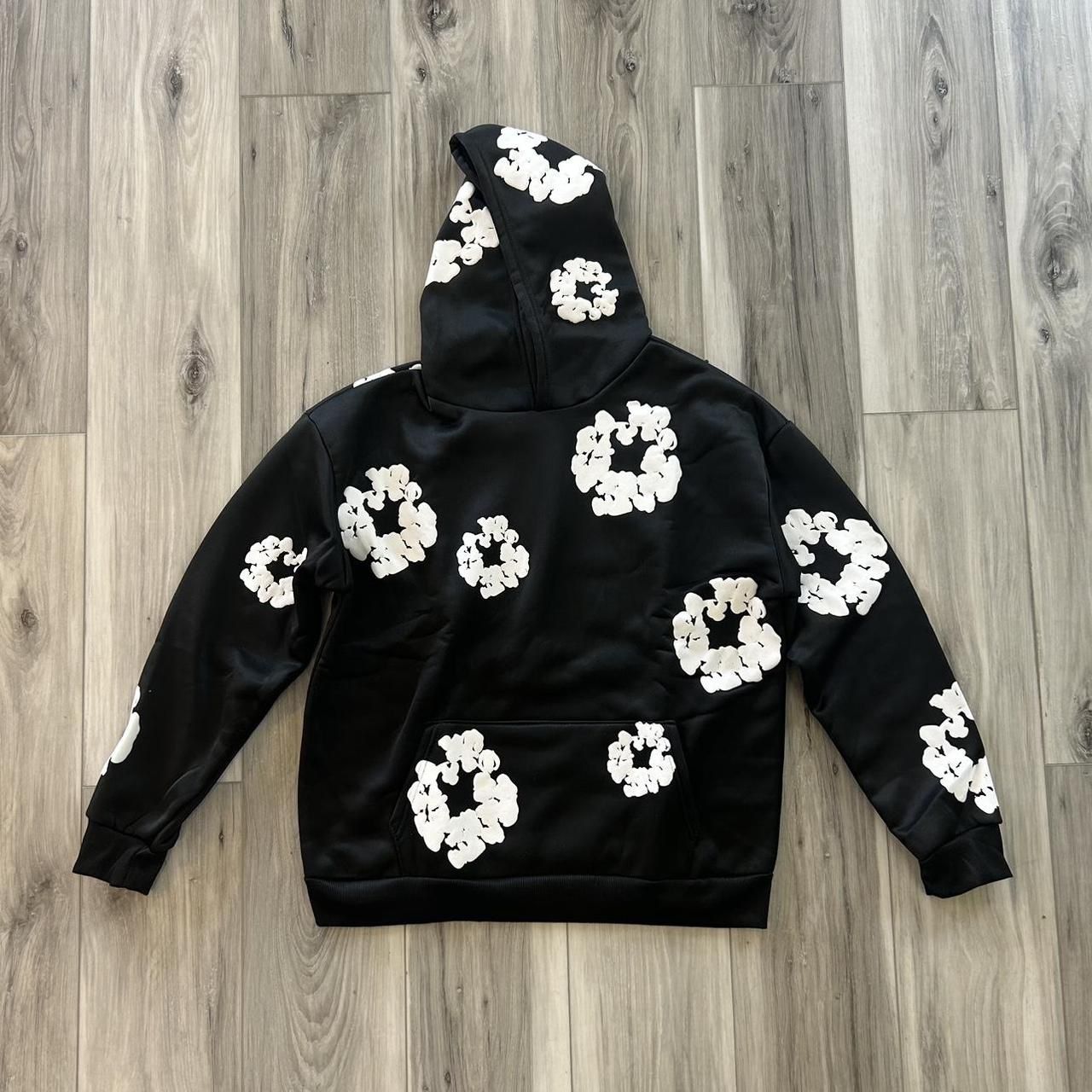 Denim Tears Hoodie Black And White 