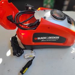 Black & Decker portable air compressor and inflator. 