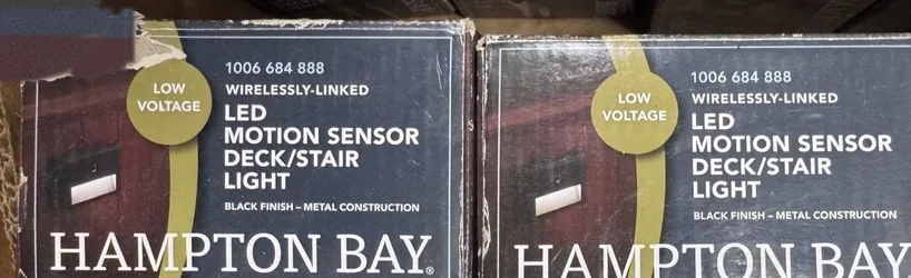 Hampton Bay LED Motion Sensor Deck Stair Light