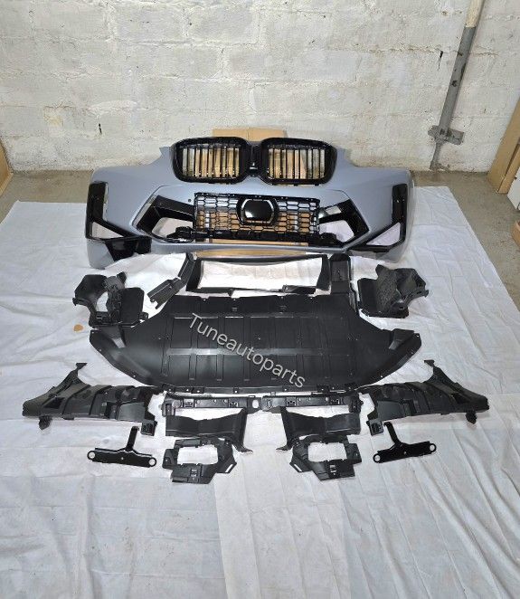 BMW X3 X4 G01 G02 Front Bumper X3M X4M competition style body kit for LCI 2022-2026 30i x3 m40i