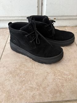 UGG Black Suede Chukka Boots