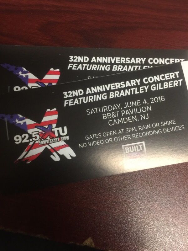 Pair of 925 XTU tickets for 6/4