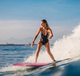 37” Super Lightweight Bodyboard Surfing W/Leash EPS Core Boarding IXPE - Pink