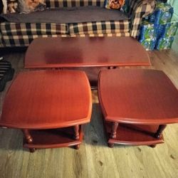 coffee table and 2 end tables  (( Delivery Available ))