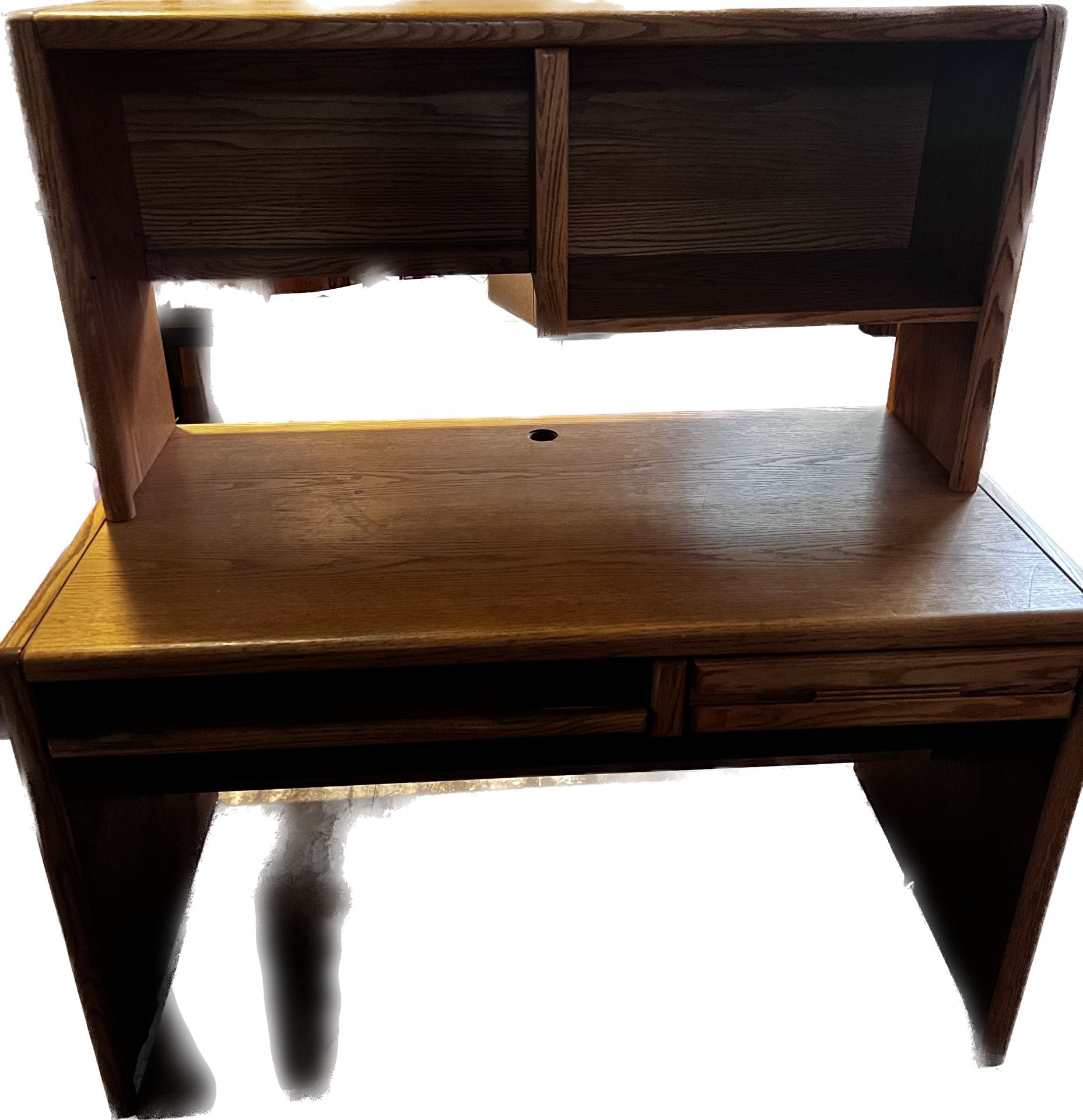 Wood Computer Desk Detachable 