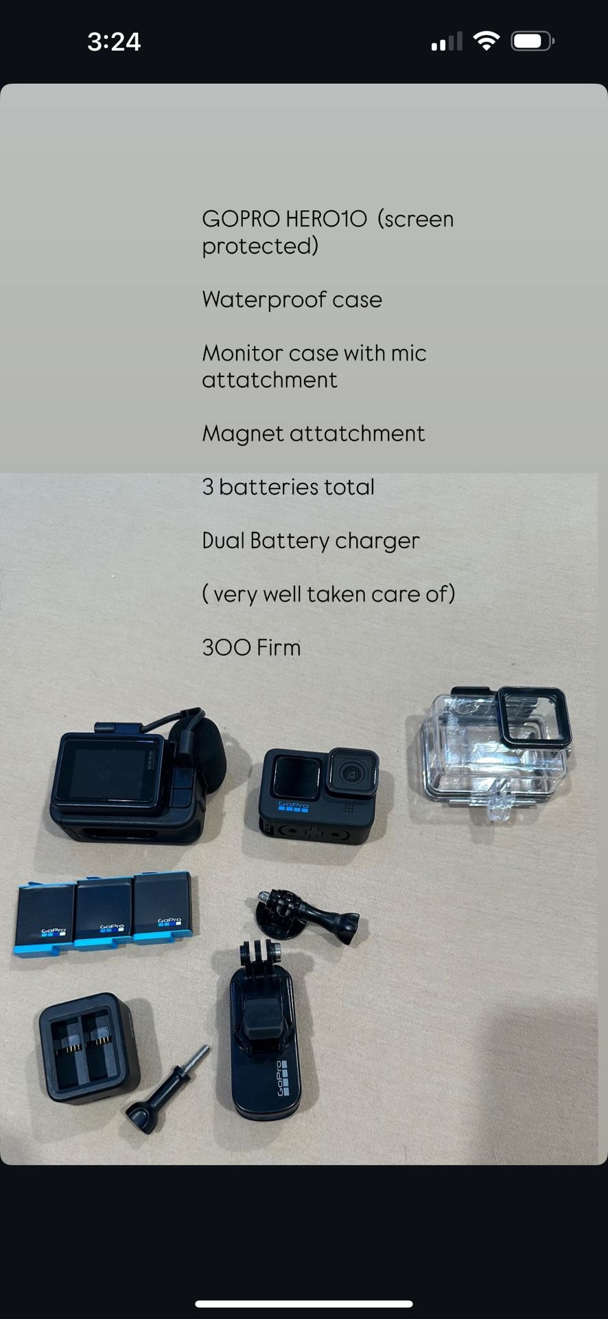 Go Pro Hero 10 ( Read Bio)