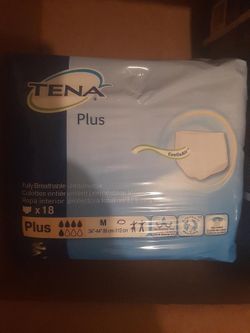 TENA PLUS ADULT DIAPERS Sz M&L