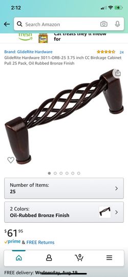 Bronze cabinet hardware door knobs