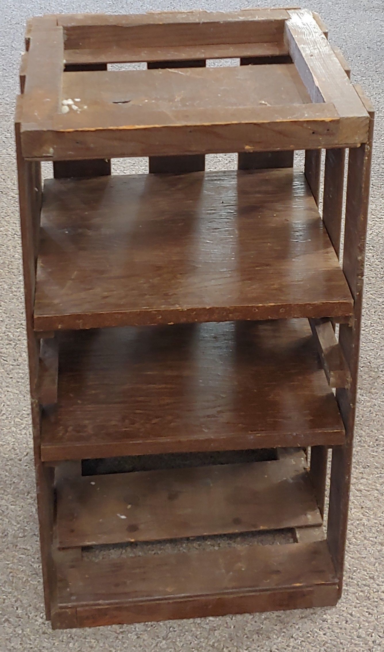 Antique Crate Shelf