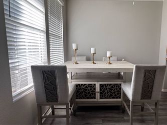 Dining table and console