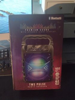 TopTech TWS Pulse Bluetooth Party Speaker