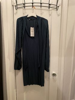 ZARA Pleaded Dress