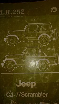 M.R.252 Jeep CJ-7 Shop Manual