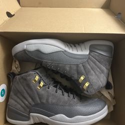 Dark Grey Jordan 12s