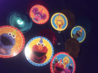 Elmo & Friends Party Decor (6pcs) & cups (6)
