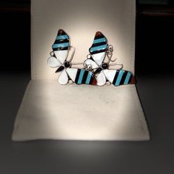 Sterling Butterfly Earring