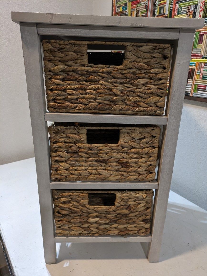 Three-Tier Drawer Storage Shelf