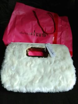 Charming Charlie Faux Fur Clutch