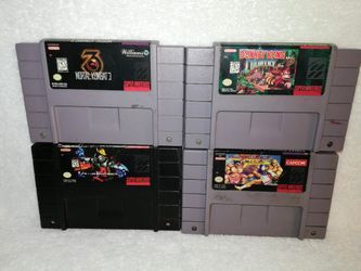 SUPER NINTENDO SNES DONKEY KONG COUNTRY STREET FIGHTER MORTAL KOMBAT 3 KILLER INSTINCT