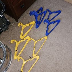 (5) Bundles of plastic adult hangers