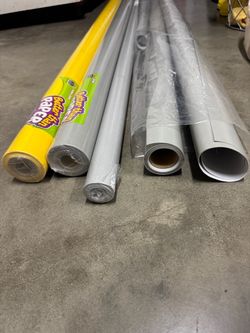 Better Than Paper Bulletin Board Roll Lot of 5 Yellow and Gray