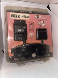 SplitFish eyeFX 3D PS2 Playstation 2 3D Adaptor w Glasses Eye FX *NEW SEALED*