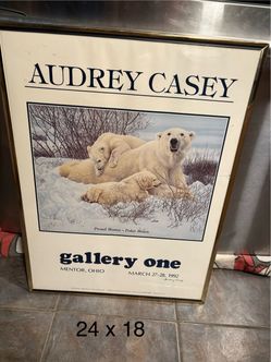 Audrey Casey signed Proud Mama Framed picture