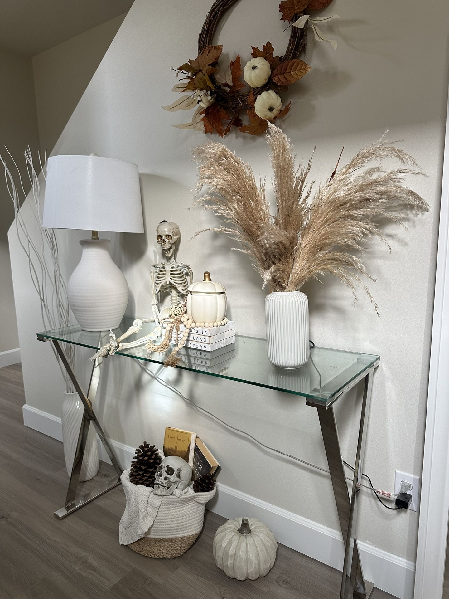 Glass Console Table