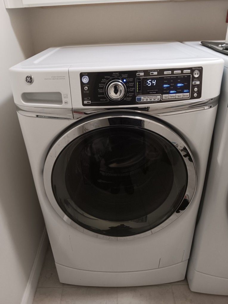 White GE Washer 