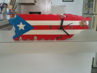 Puerto Rico decoration clock