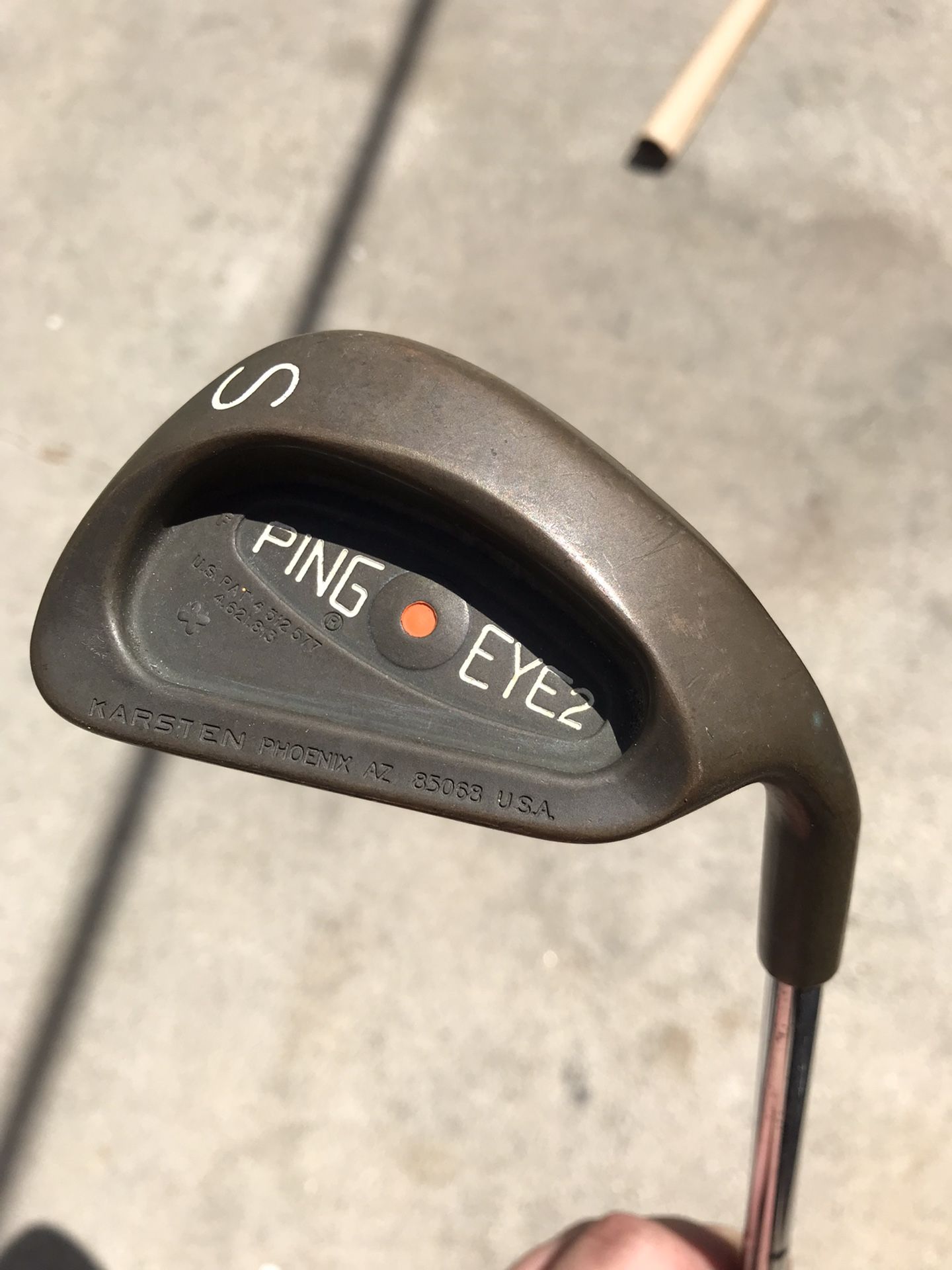 Ping Eye Two Orange Dot Sand Wedge Becu Beryllium Copper Right Hand