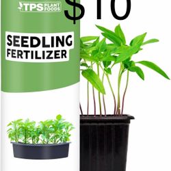 Seedling Fertilizer- Plant Food for Seedlings, Great for Growing Starts and Young Plants, 8oz (250ml)