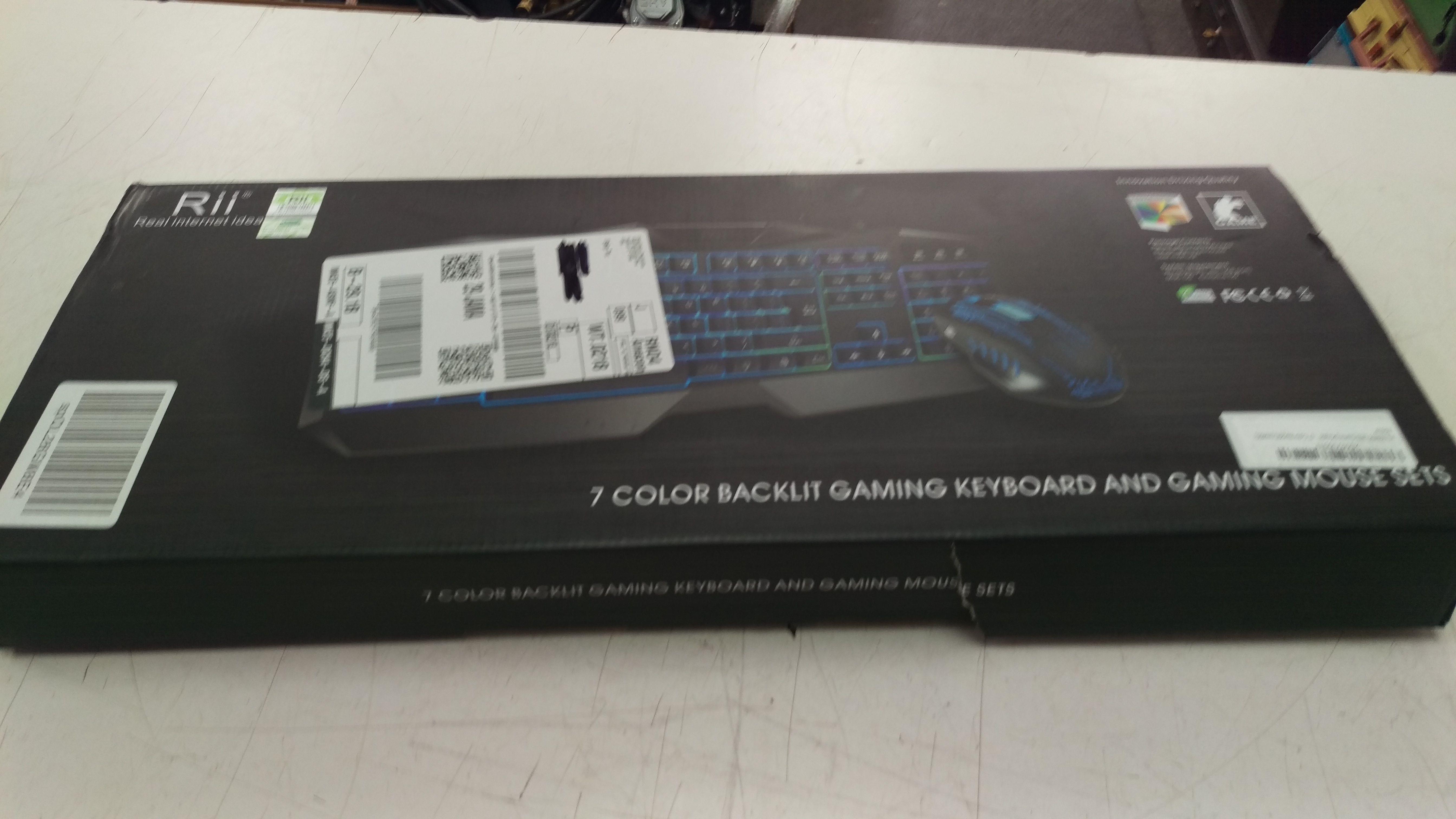 Rii 7 color led gaming keyboard/mouse