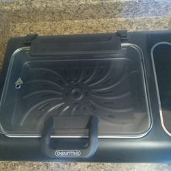 Gourmia Food Station Indoor Smokeless Grill And Air Fryer