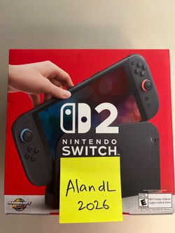 Nintendo Switch 2 Console + Mario Kart World (New Unopened)