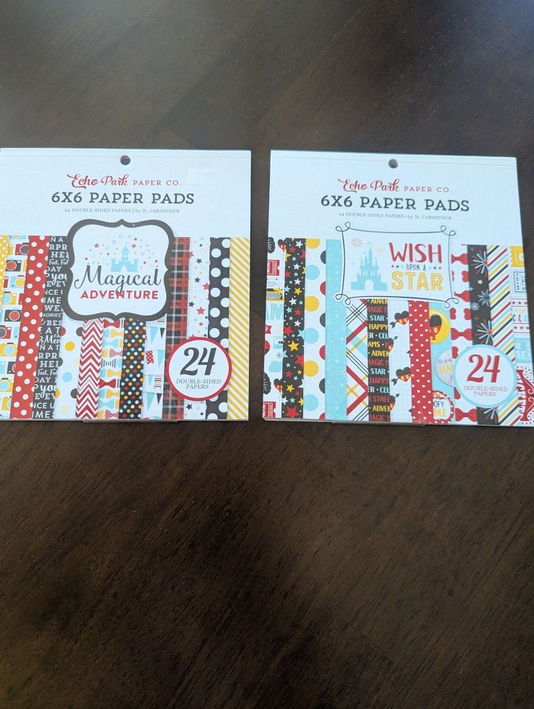 Echo Park 6 X 6 Paper Pads 