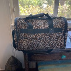 Leopard Print Weekend Bag