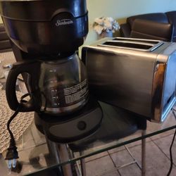 Toster And Coffee Maker, both Work $15 for Both 