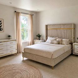 New 4pc bedroom set in box buy now pay later $39 down no credit needed