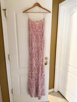 Windsor Dress Prom XS Homecoming Formal Pink Long Sparkle Dress