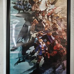 Final Fantasy Tactics Poster. Giant and Framed.